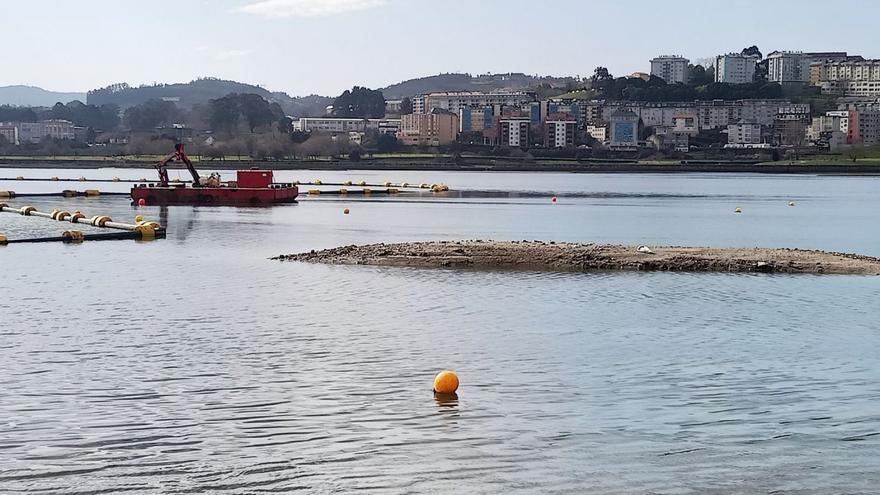 Primer informe del año en el dragado de la ría: récord de aves, hasta 2.470, y algún vertido