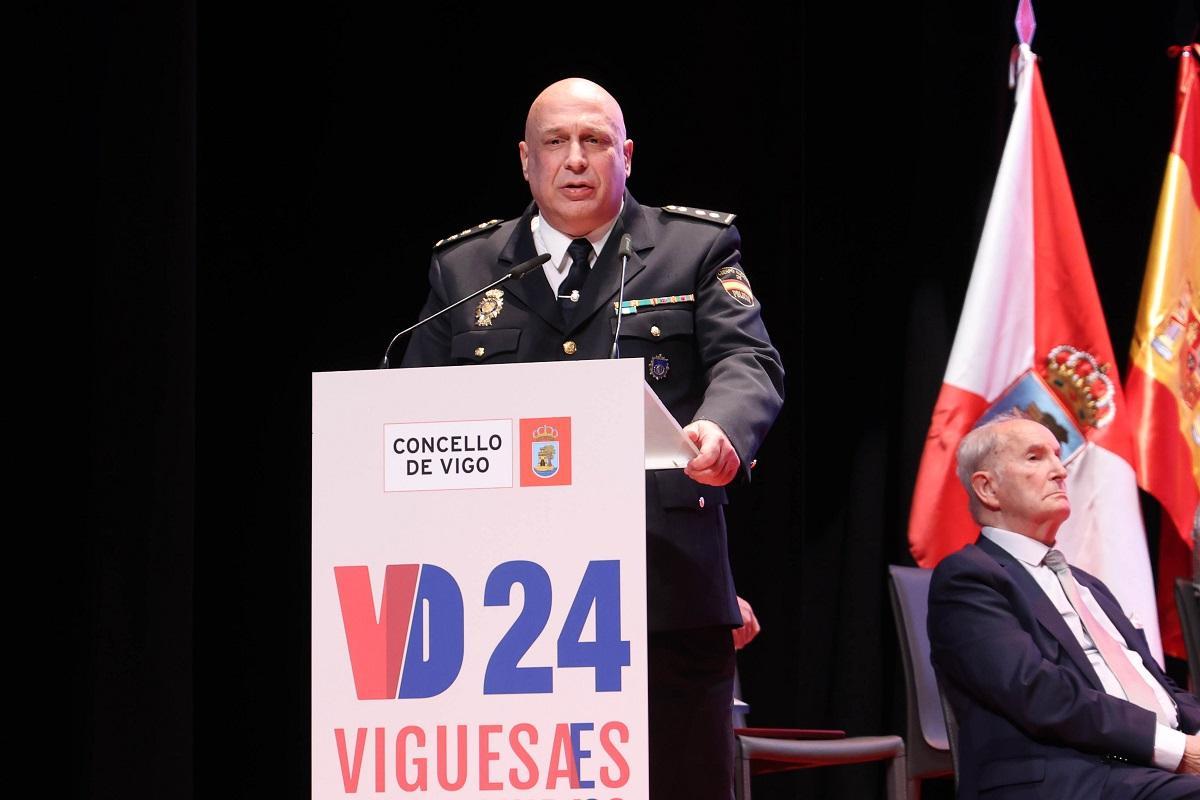 Ramiro José Gómez, comisario jefe de la Comisaría de Vigo.