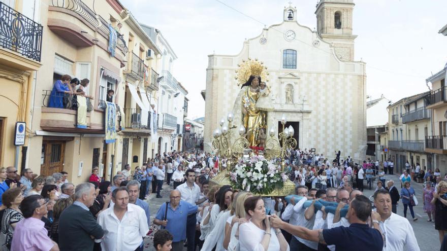 Visita de la Virgen de los Desamparados a Siete Aguas.