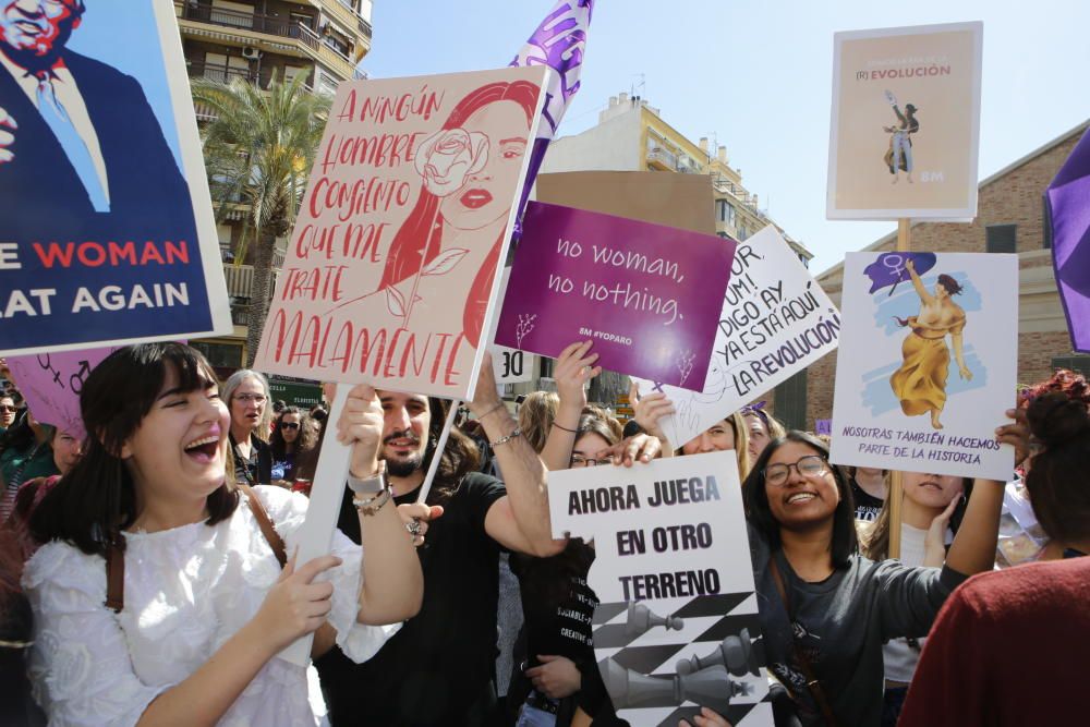 Movilización feminista en Alicante