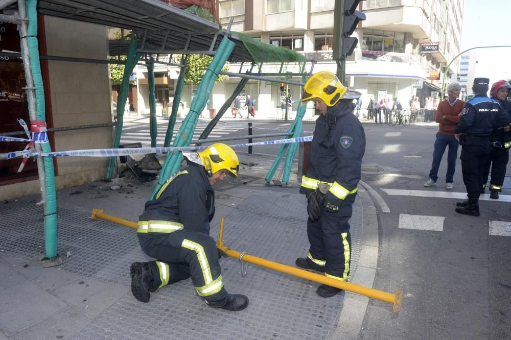 Accidente en la avenida de Oza