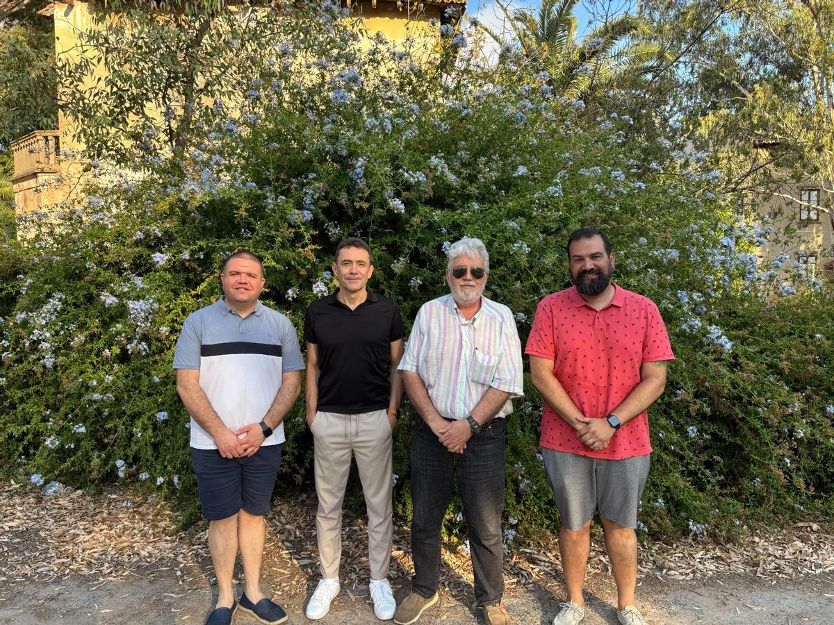 Adrián Luna, Jorge Vivas Baquero, Ignacio Belzunces Muñoz y Aitor Muñoz Oliver.