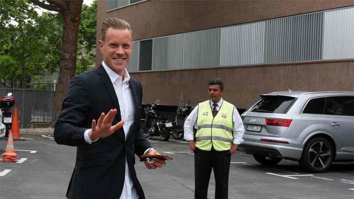 Ter Stegen, en las oficinas del Barcelona