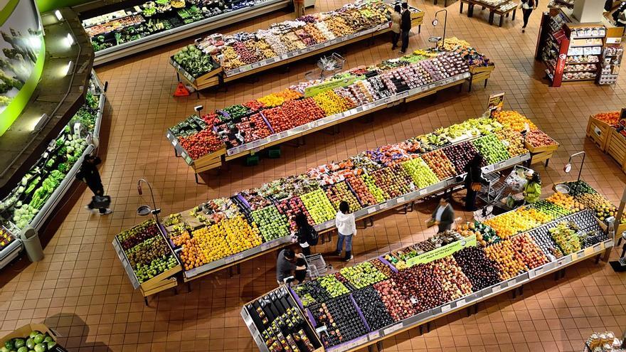 Aliments d&#039;un supermercat