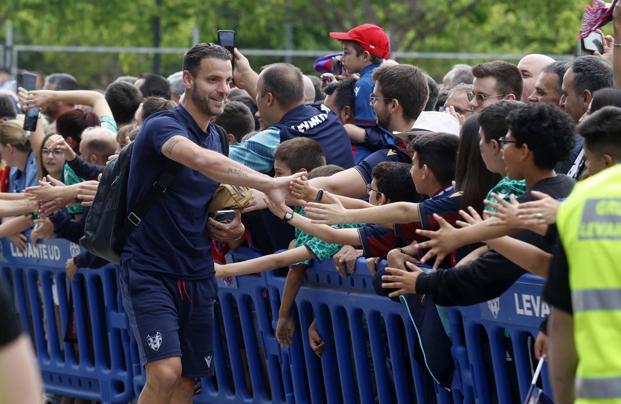 Recepción al Levante antes de enfrentarse al Albacete