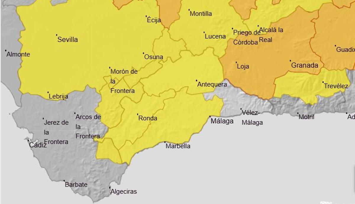 Avisos por calor este martes en Málaga y el sur de Andalucía.