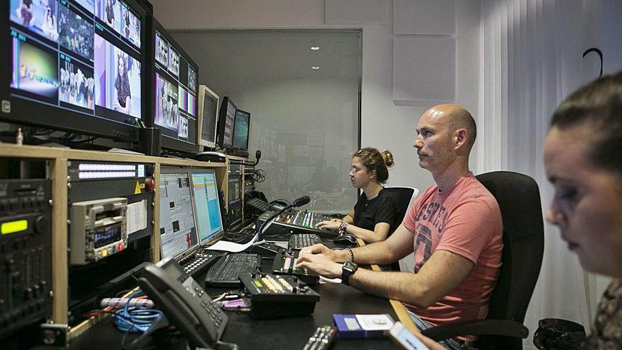 Estudio de realización de Informacióntv.