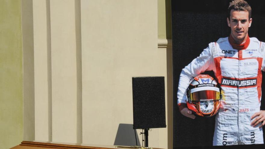 Imagen del funeral de Jules Bianchi.