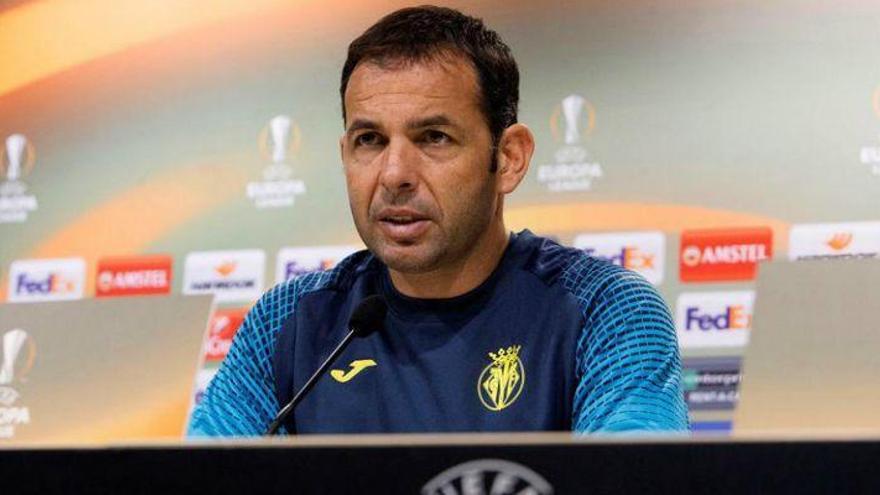 Calleja: &quot;La aspiración del Villarreal es llegar a la final de la Europa League&quot;