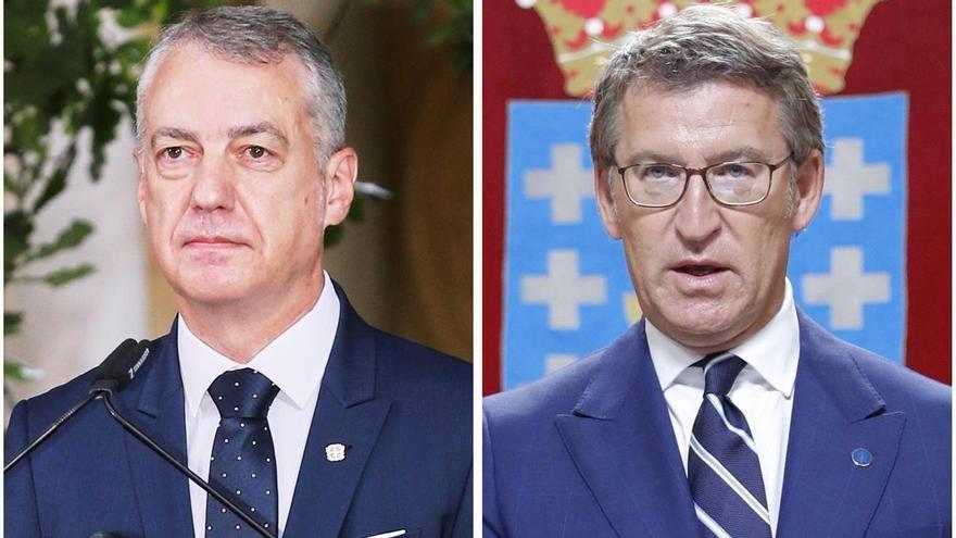 Feijóo y Urkullu toman posesión como presidentes de Galicia y Euskadi