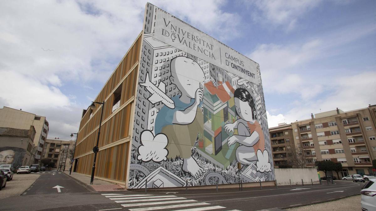 Sede del campus universitario de Ontinyent, en el barrio del Llombo.