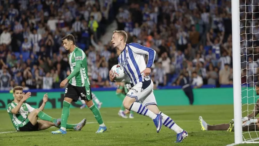 La Real Sociedad rasca el empate en el tiempo de descuento contra el Betis