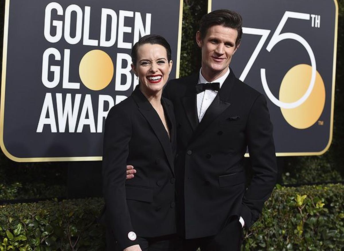 Claire Foy y Matt Smith