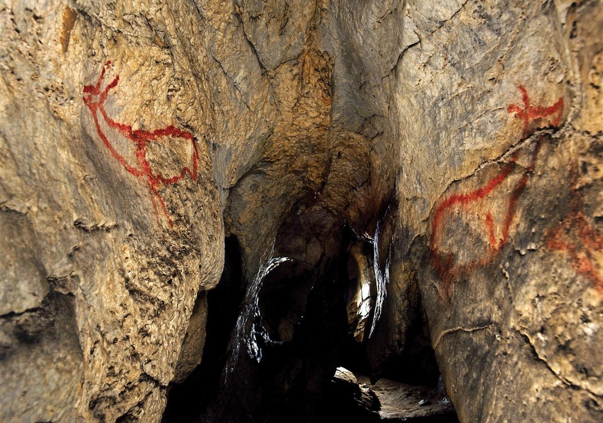 Cueva de Covalanas, declarada Patrimonio de la Humanidad por la UNESCO.