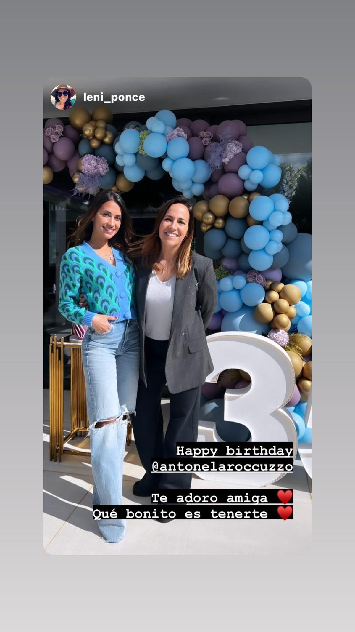 Así fue la fiesta de cumpleaños de Antonela Roccuzzo (y todoas las felicitaciones)