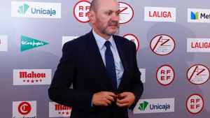 El presidente de la RFEF, Rafael Louzán