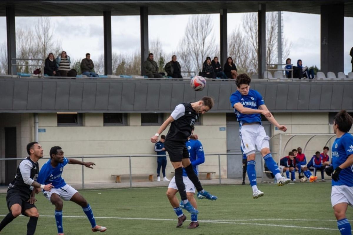 Una imagen del partido entre el Efro y el Oviedo City