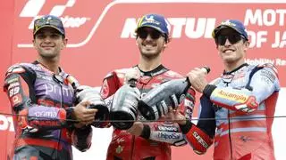 'Pecco' Bagnaia vence con autoridad en Motegi en la carrera de MotoGP