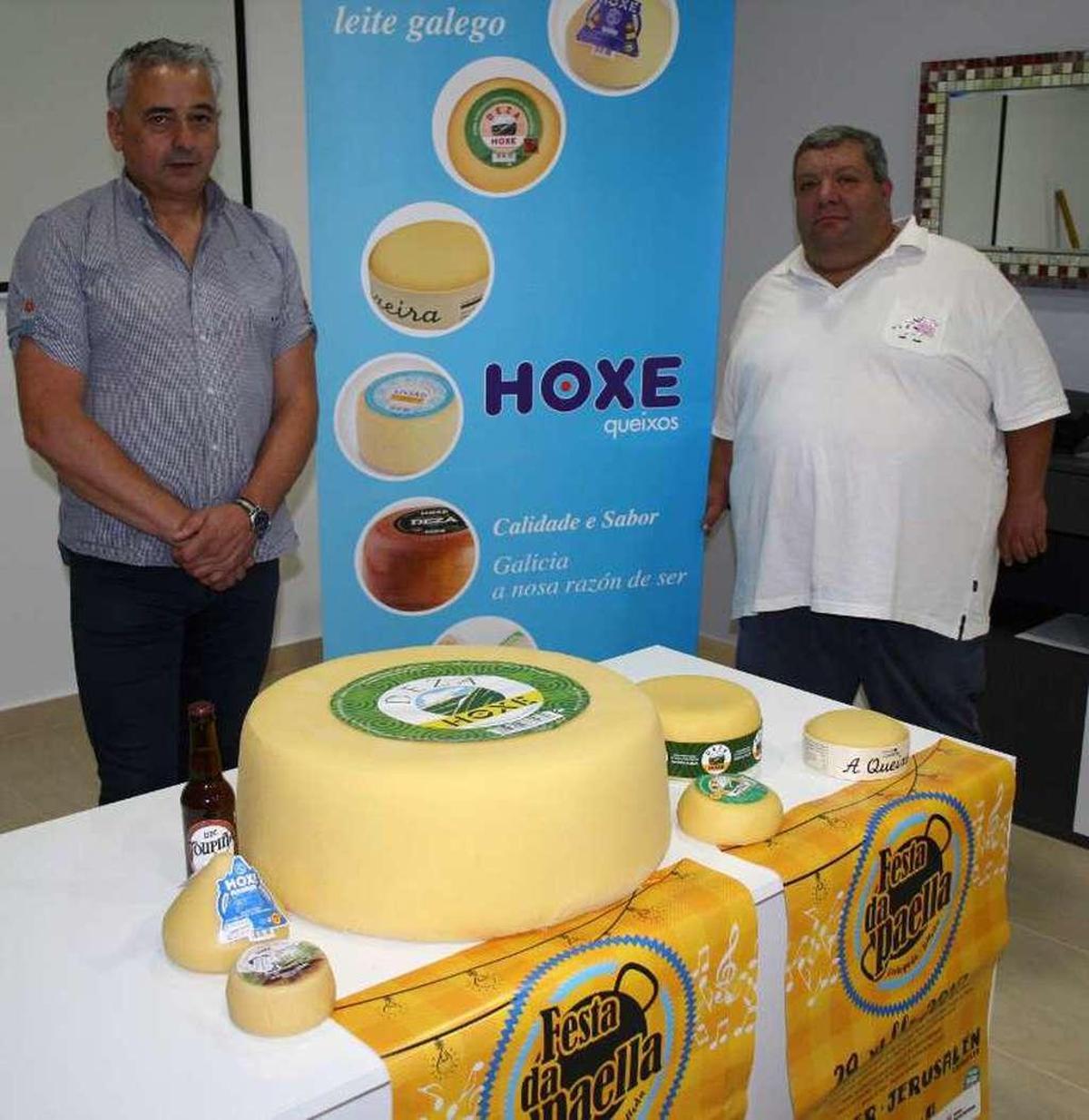 Quesos a lo grande para la Festa da Paella en Cortegada