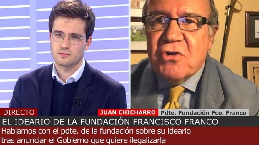 El presidente de la Fundación Franco ataca a un colaborador de &#039;Cuatro al día&#039;: &quot;Qué barbaridad&quot;