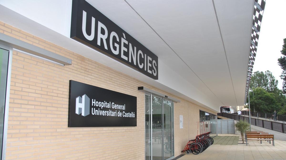 Fachada del edificio de Urgencias del Hospital General de Castellón.