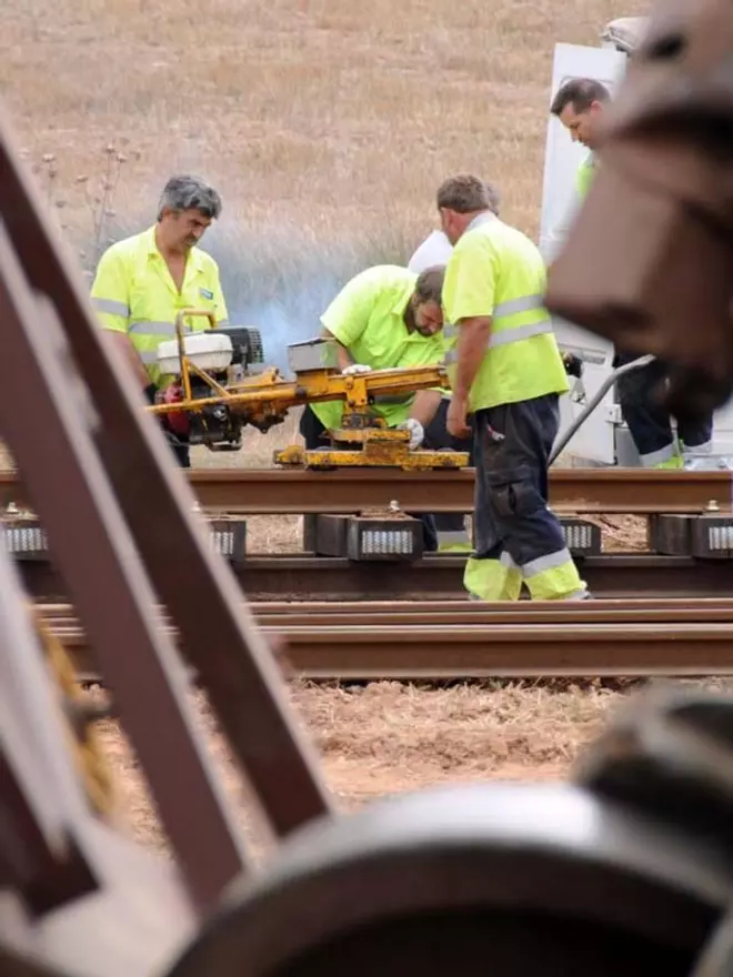 Retirada del tren accidentat