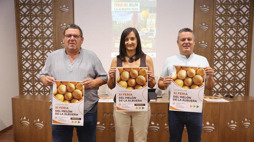 La Albuera reivindica el melón almerino con una feria repleta de gastronomía y ocio
