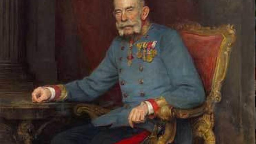Francisco José I, en 1916, por Viktor Stauffer.