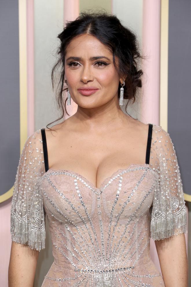 Salma Hayek en los Globos de Oro 2023