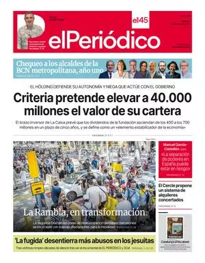 La portada de EL PERIÓDICO del 18 de junio de 2024