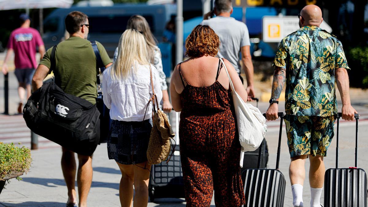 Turistas en Ibiza, este verano.