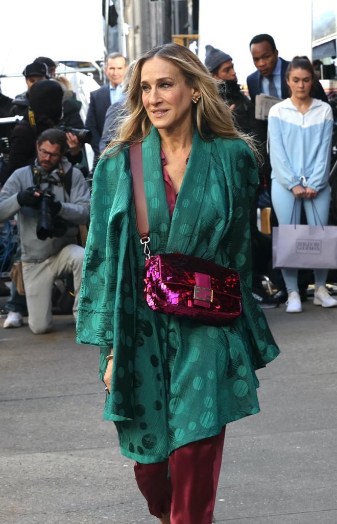 Sarah Jessica Parker en el rodaje de 'And Just Like That'