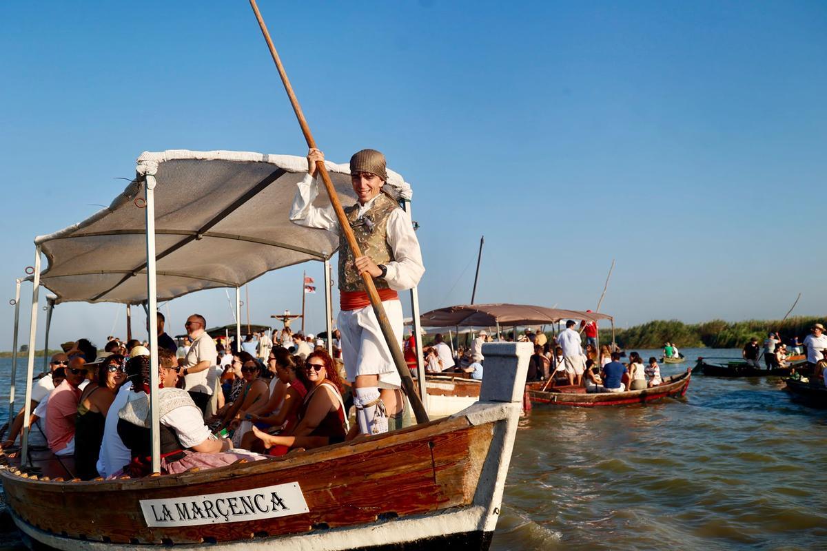 Homenaje al Cristo de la Salud en el 50 aniversario de su romería por l'Albufera
