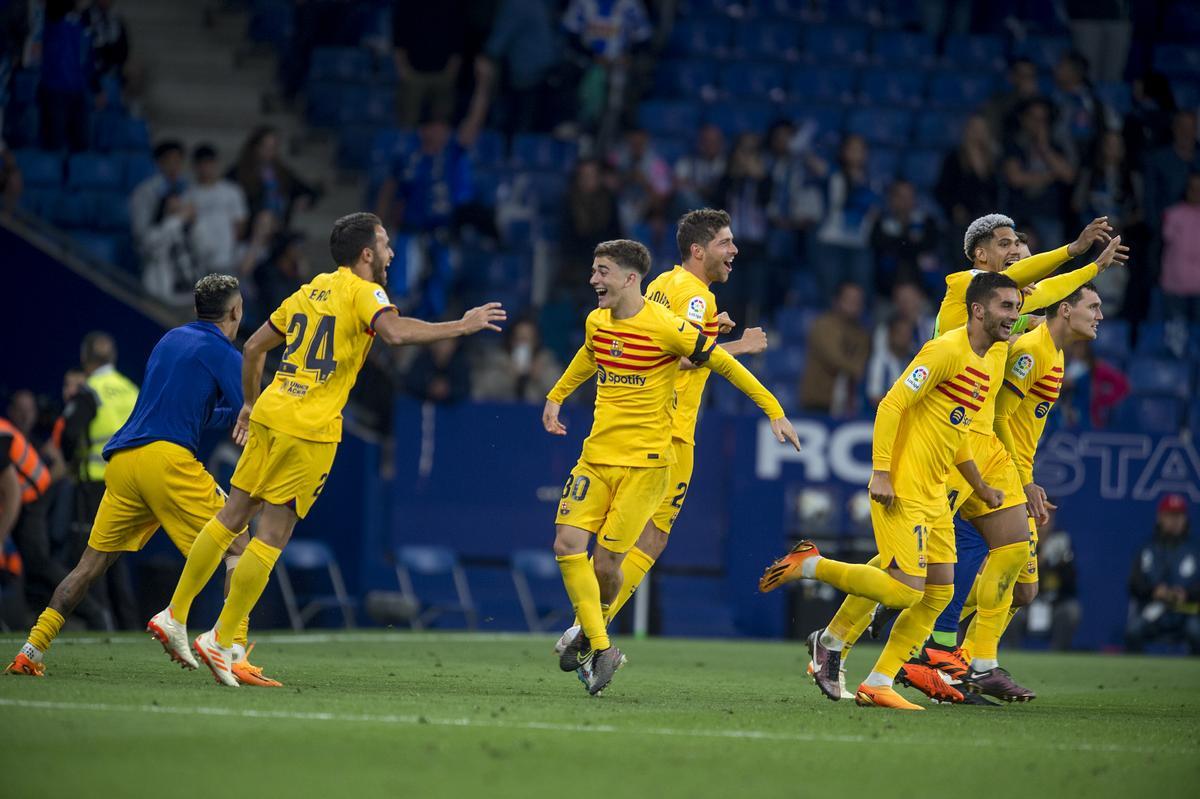 El Barça consigue el título de Liga en el campo del Espanyol