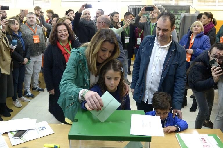 Las elecciones andaluzas, en imágenes