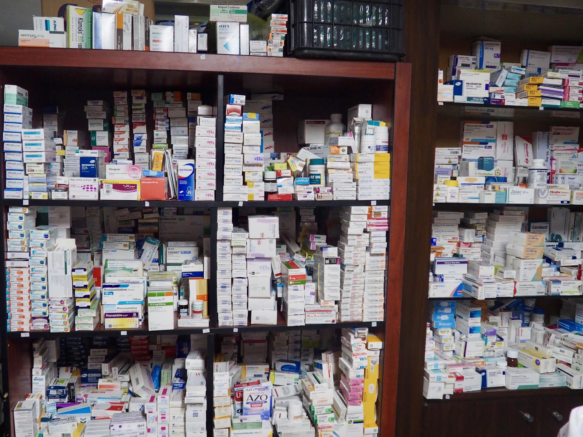 Cajas de medicamentos