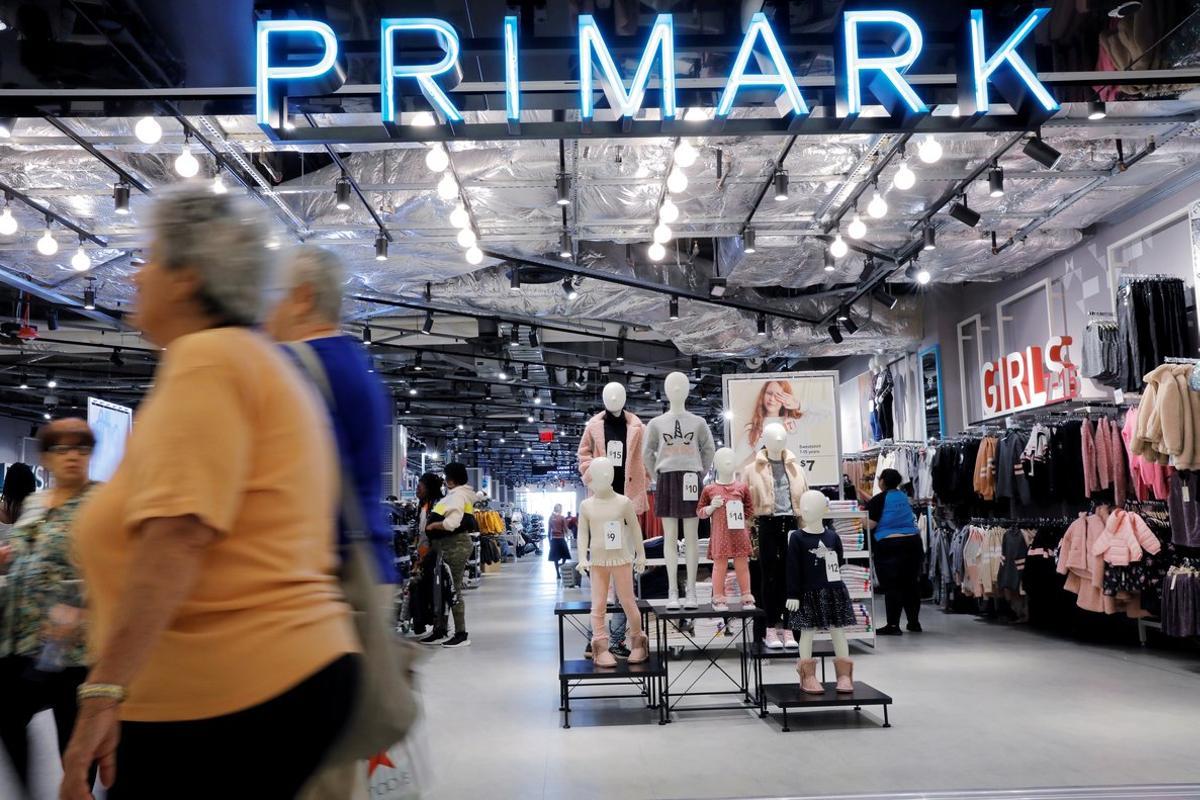 FILE PHOTO: Items for sale are displayed inside of a Primark store in the Brooklyn borough of New York, U.S. September 20, 2019. REUTERS/Lucas Jackson/File Photo