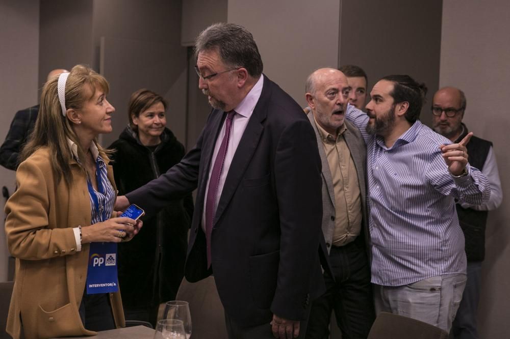 Noche electoral del PP en Asturias.