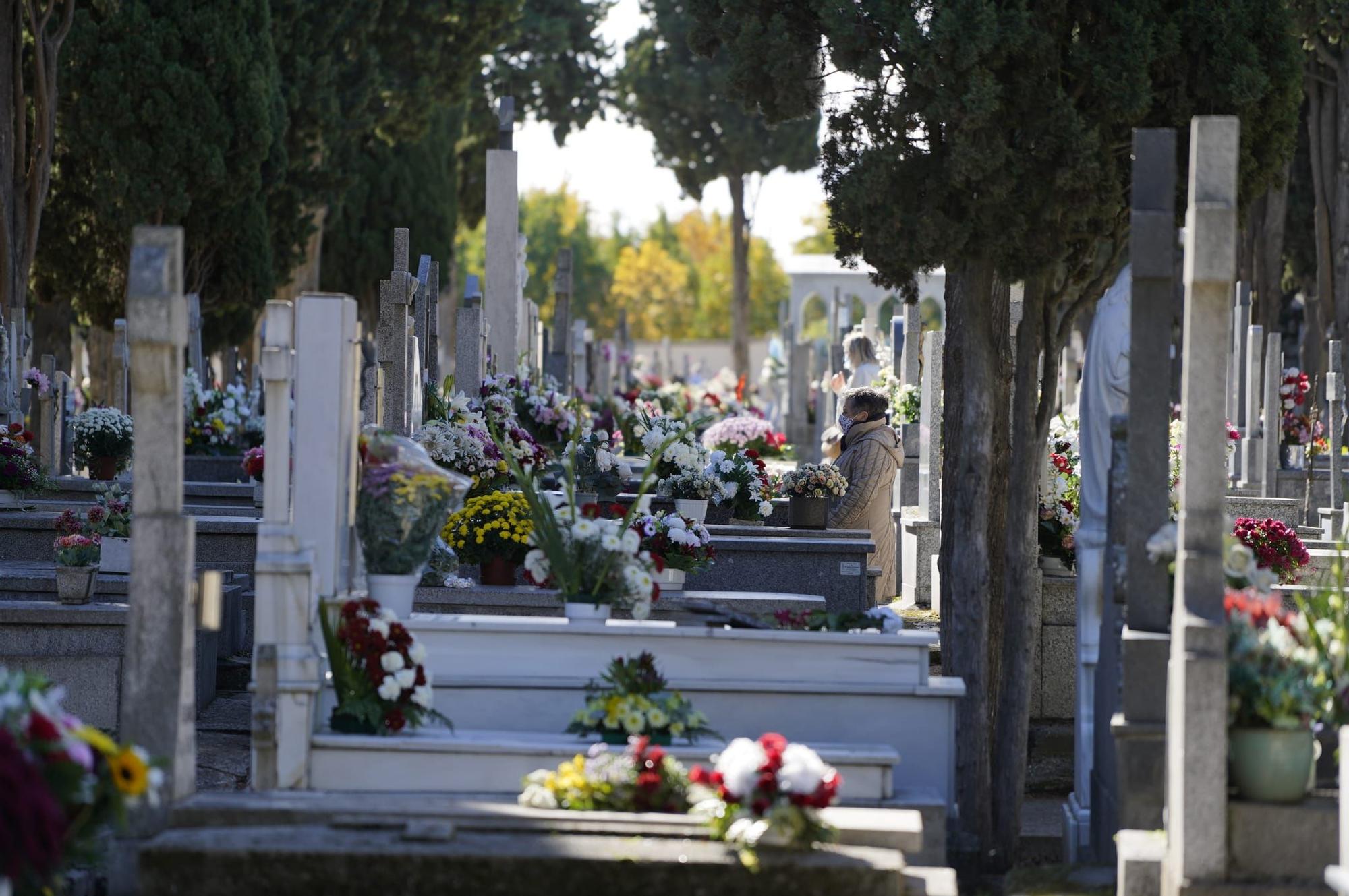 GALERÍA | Las imágenes del Día de Todos los Santos en el cementerio San Atilano de Zamora