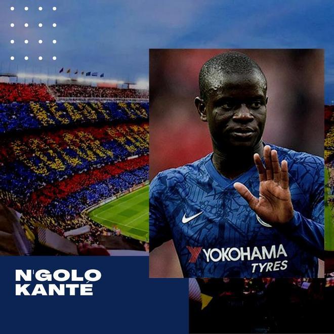 Kanté sigue siendo opción para reforzar el centro del campo blaugrana en verano