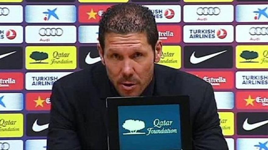 Simeone: "Es una liga aburrida"