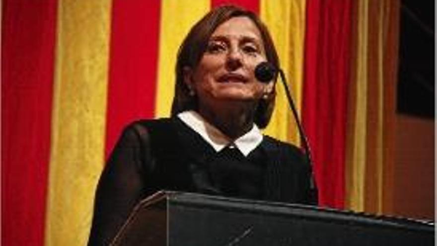 La presidenta del Parlament de Catalunya, Carme Forcadell.