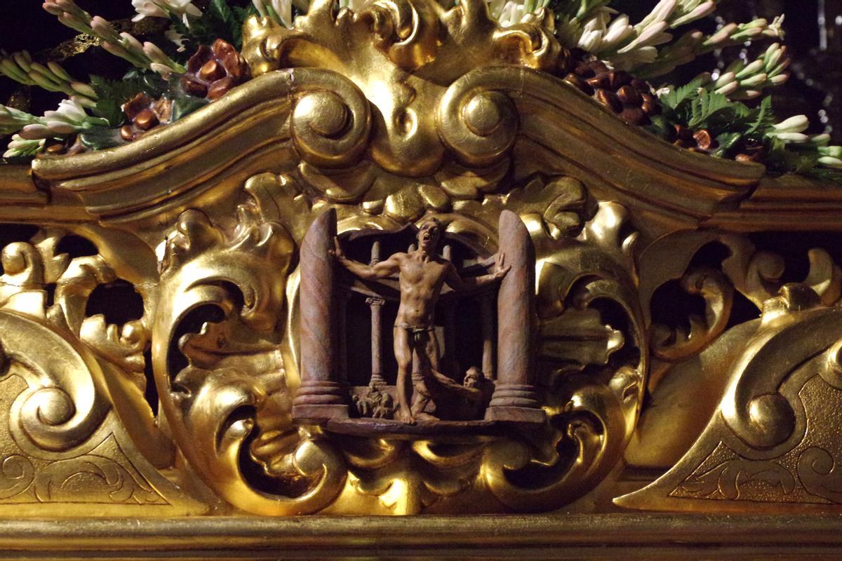 Rosario vespertino de la Virgen de los Dolores de Puerto de la Torre, en imágenes