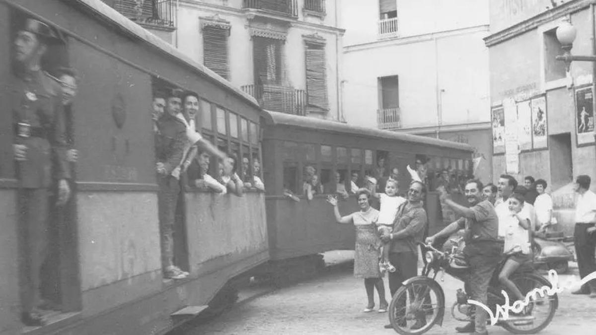 Imagen del último viaje del recordado sistema de transporte.