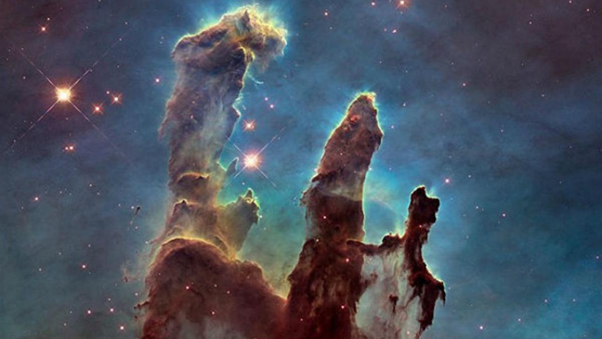 Una de las espectaculares fotos del cosmos captadas por el 'Hubble' con las que la NASA y la ESA celebran el 25º aniversario del telescopio.