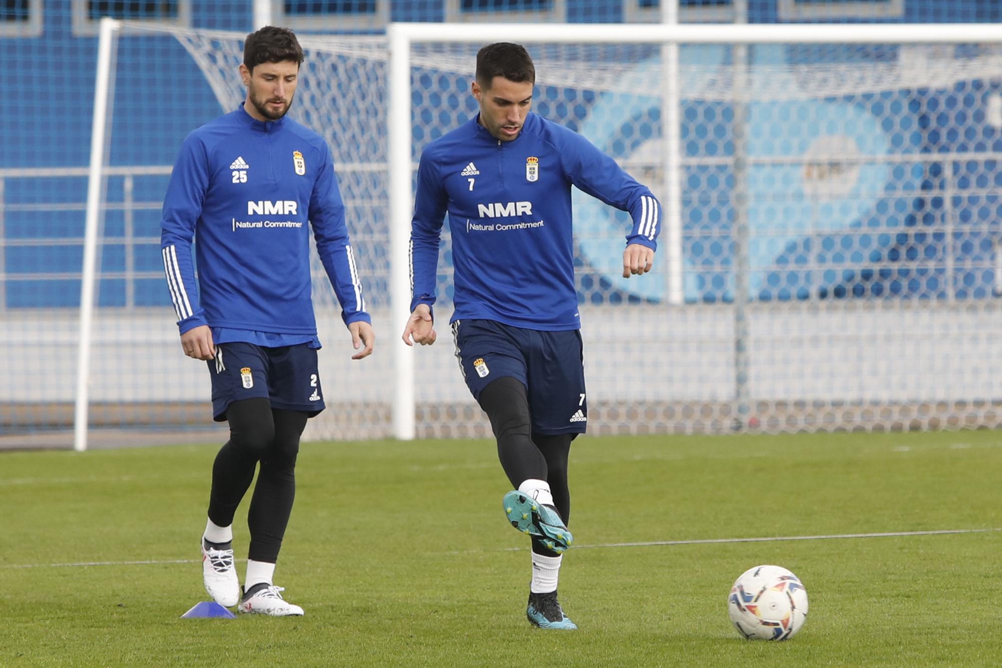 El entrenamiento del Oviedo