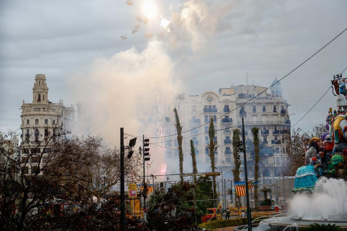 La mascletà del 18 de marzo, en imágenes La mascletà del 18 de marzo, en imágenes