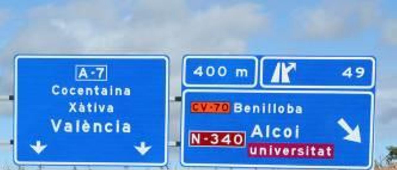 Alcoy se moviliza para que se acabe la autovía Olleria-Gandia