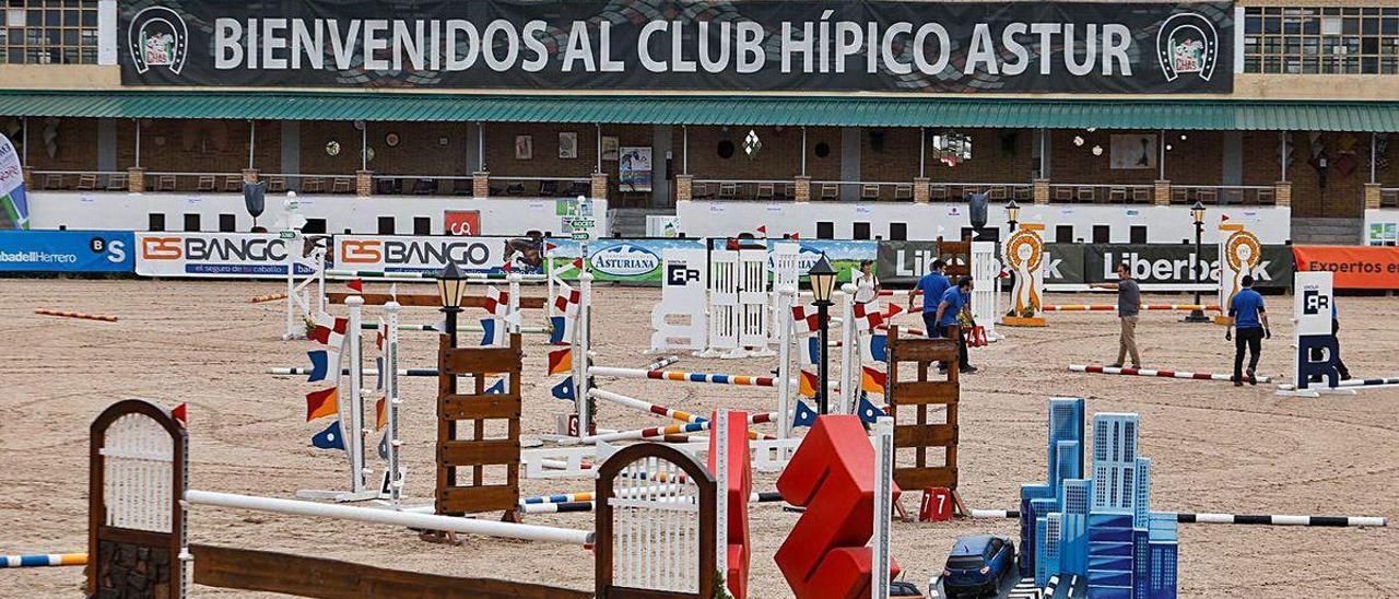 La pista principal del Chas, lista para el concurso.