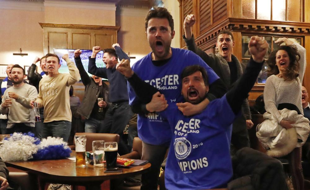 El Leicester, campeón de la Premier League